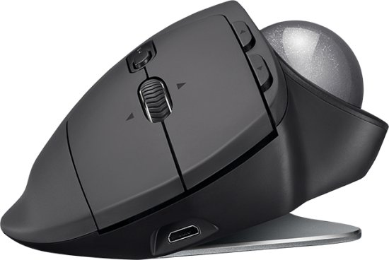 מציאון ועודפים - עכבר אלחוטי עם כדור עקיבה Logitech MX Ergo - צבע שחור