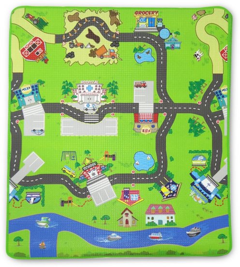 משטח פעילות נוסעים בכביש Twigy - צבעוני