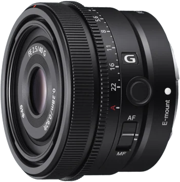 עדשת Sony FE 40mm F2.5 G Prime
