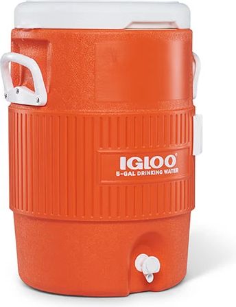 קולר מים תעשייתי 18.9 ליטר Igloo - צבע כתום
