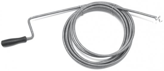 קפיץ ספירלי לפתיחת סתימות וביוב + ידית 10 מטר SteelWorks