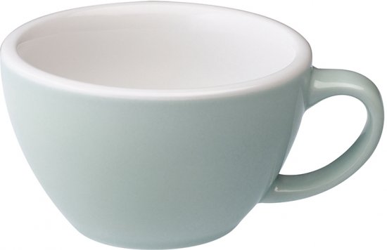 שישיית ספלי לאטה מפורצלן 300 מ''ל Loveramics Egg - תכלת