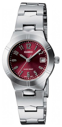 שעון יד אנלוגי לנשים עם רצועת מתכת Casio LTP-1241D-4A2DF - כסוף