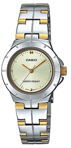 שעון יד אנלוגי לנשים עם רצועת מתכת Casio LTP-1242SG-9CDF - צבע זהב וכסוף