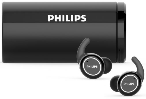 אוזניות Bluetooth אלחוטיות True Wireless עם קייס טעינה אלחוטי Philips Series 7000 Sport - צבע שחור