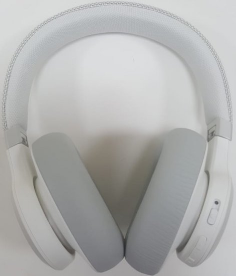 אוזניות Bluetooth אלחוטיות עם ביטול רעשים אקטיבי JBL LIVE 650BTNC - צבע לבן