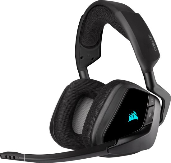 אוזניות אלחוטיות לגיימרים Corsair VOID RGB ELITE Premium 7.1 Surround – צבע שחור