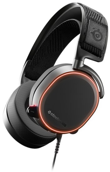 אוזניות גיימרים SteelSeries Arctis Pro - צבע שחור