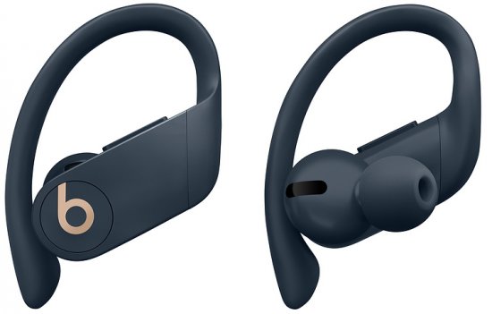 אוזניות ספורט אלחוטיות עם מיקרופון Apple Powerbeats Pro Totally Wireless Earphones - צבע כחול