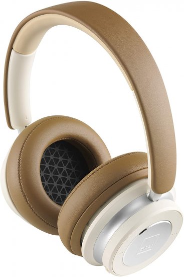 אוזניות קשת Over Ear אלחוטיות עם ביטול רעשי רקע Dali IO-6 – צבע לבן/קרמל