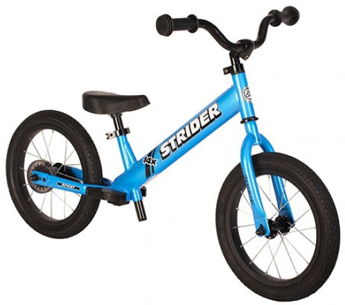 אופני איזון 14 אינץ' עם פדאלים STRIDER - כחול