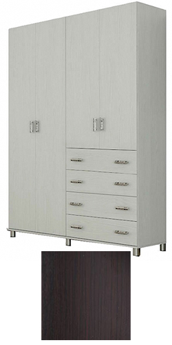 ארון 4 דלתות דגם Liam מבית In Style - גוון וונגה