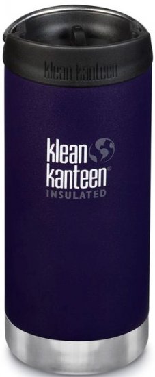 בקבוק שתיה TKWide תרמי 355 מ''ל פקק קפה Klean Kanteen KK0054TK006 - צבע סגול