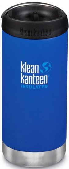 בקבוק שתיה TKWide תרמי 355 מ"ל פקק קפה Klean Kanteen KK0054TK008 – צבע כחול