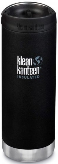 בקבוק שתיה TKWide תרמי 473 מ"ל פקק קפה Klean Kanteen KK0055TK003 – צבע שחור