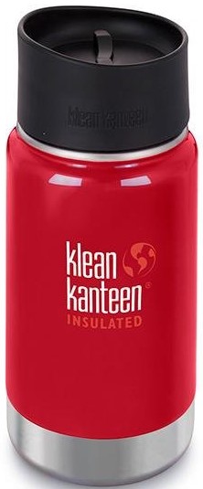 בקבוק שתיה תרמי 355 מ''ל עם פקק קפה 2.0 Klean Kanteen KK0054251 - צבע אדום
