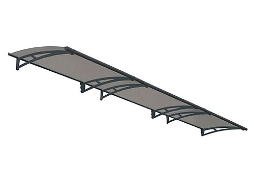 גגון אקילה 4500 Palram 0.9X4.5 - צבע אפור