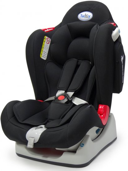 כיסא בטיחות משולב בוסטר Twigy SafeGuard - צבע שחור