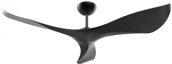מאוורר תקרה דקורטיבי 56 אינטש 3 כנפיים NORTHER SPEZIO NTP-SPZ56-BK - צבע שחור