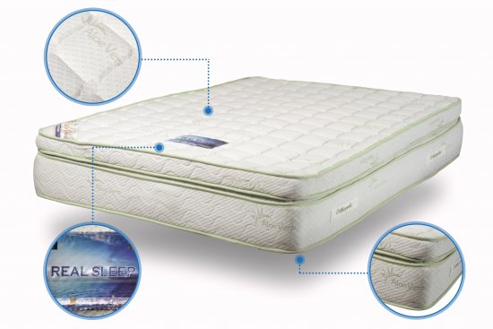 מזרן זוגי King Comfort Real Sleep בגודל 140X200 ס''מ