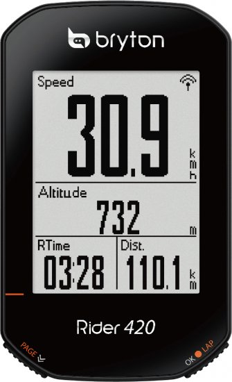 מחשב אופניים Bryton Rider 420E Bike GPS