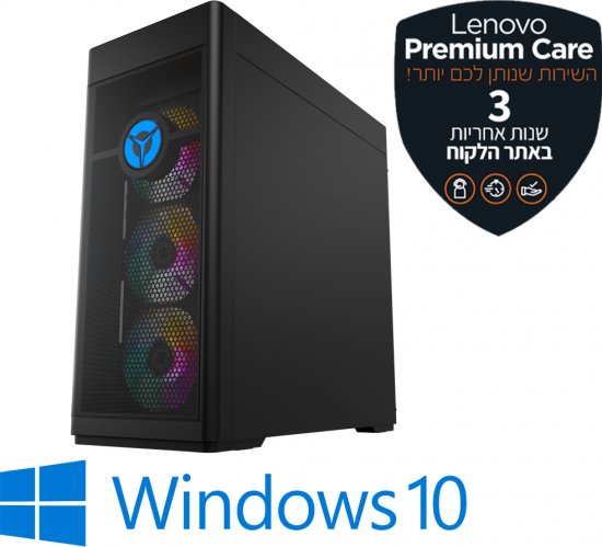 מחשב מותג גיימינג Lenovo Legion T7-34IMZ Tower 90Q9005EYS