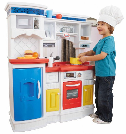 מטבח מקצועי Little Tikes - כחול/לבן/אדום