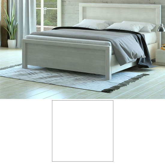 מיטת זוגית 160x200 דגם Summer מבית In Style - גוון לבן