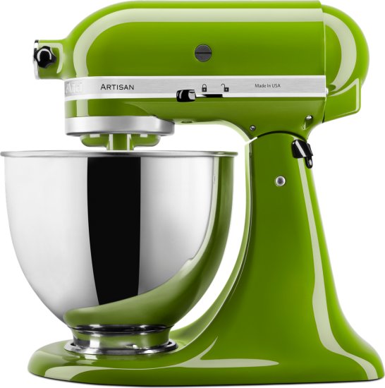 מיקסר שולחני 4.8 ליטר KitchenAid Artisan 5KSM175PSEMA - צבע ירוק מאצ'ה - אחריות יבואן רשמי ניופאן