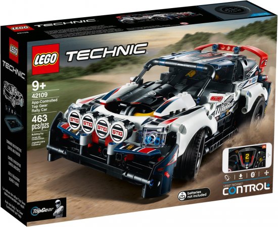 מכונית ראלי טופ גיר הנשלטת באפליקציה LEGO Technic 42109