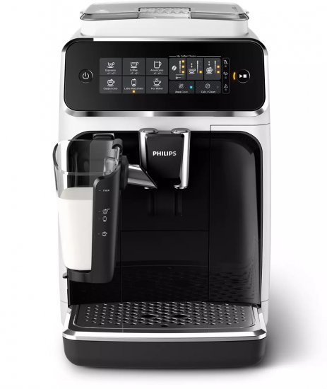 מכונת קפה Philips 3200 Series LatteGo Coffee Machine EP3243/50 - צבע לבן