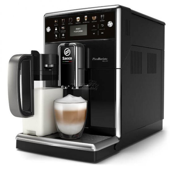מכונת קפה Saeco PicoBaristo Deluxe Coffee Machine SM5570/10 - צבע שחור