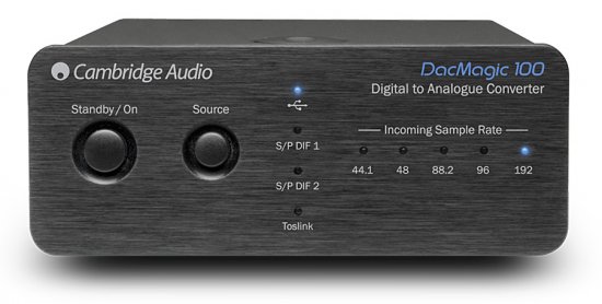 ממיר דיגיטלי לאנלוגי Cambridge Audio DacMagic 100 - צבע שחור