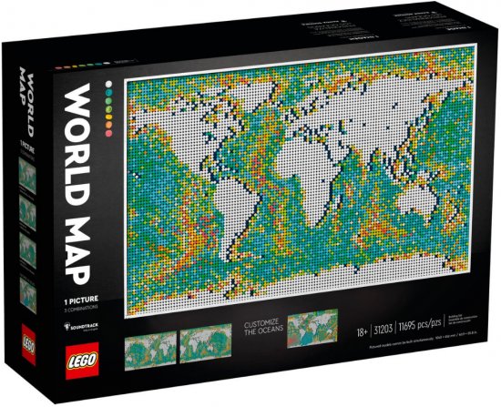 מפת העולם 31203 LEGO Art