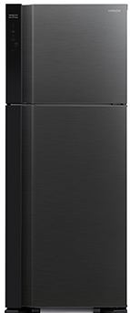 מקרר 2 דלתות מקפיא עליון 489 ליטר Hitachi  R-V540PRS7 - צבע שחור