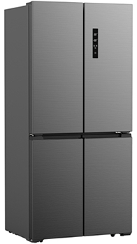 מקרר 4 דלתות אינוורטר 417 ליטר Normande ND-860 צבע נירוסטה