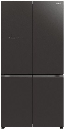 מקרר 4 דלתות מקפיא תחתון 638 ליטר Hitachi R-WB640VRS0 - צבע חום זכוכית