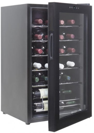מקרר יין ביתי חדיש עד 24 בקבוקים Vinopo CH-70CC - צבע שחור