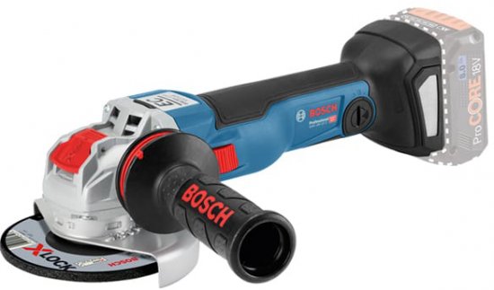 משחזת זווית נטענת 5'' / 125 מ''מ Bosch GWX 18V-10C 18V - גוף בלבד ללא סוללה וללא מטען