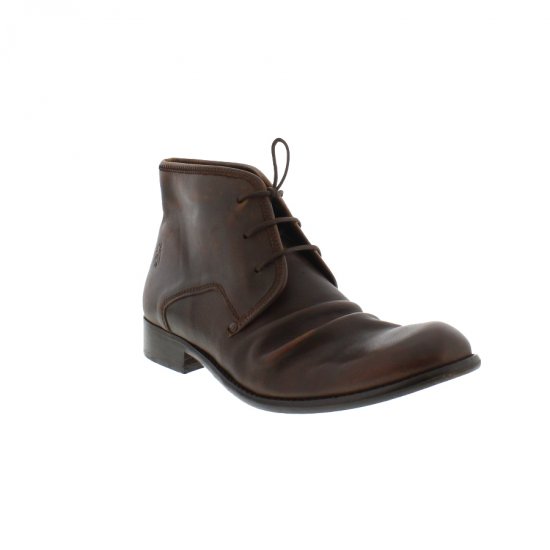 נעלי אופנה לגברים Fly-london נעלי אופנה פליי לונדון P141854001 WATT WASHED DK BROWN