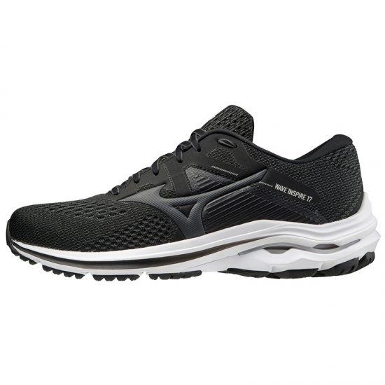 נעלי ריצה לגברים Mizuno נעלי ריצה מיזונו WAVE INSPIRE 17 2E BLACK/DSHADOW/LROCK MEN