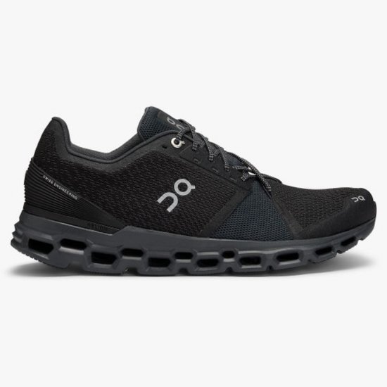 נעלי ריצה לנשים On cloud נעלי ריצה און קלאוד CLOUDSTRATUS BLACK-SHADOW