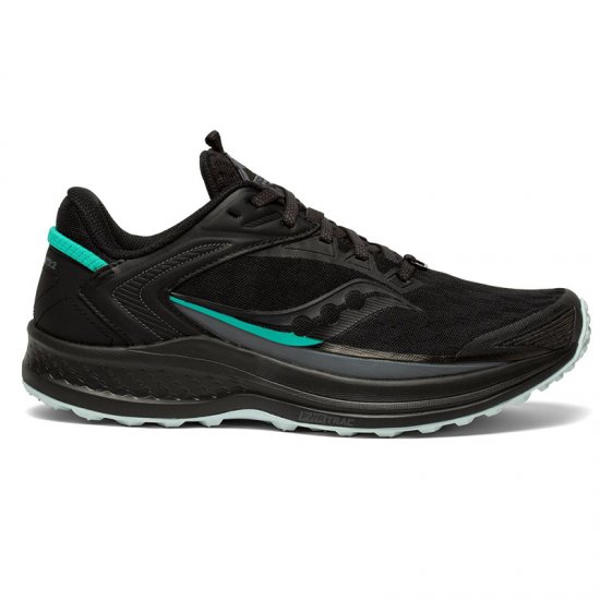 נעלי ריצת שטח לנשים Saucony CANYON TR2 BLACK/JADE M S10666-10