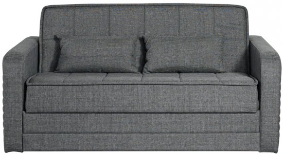 ספה נפתחת למיטה עם ארגז מצעים Bradex Domo - אפור בהיר