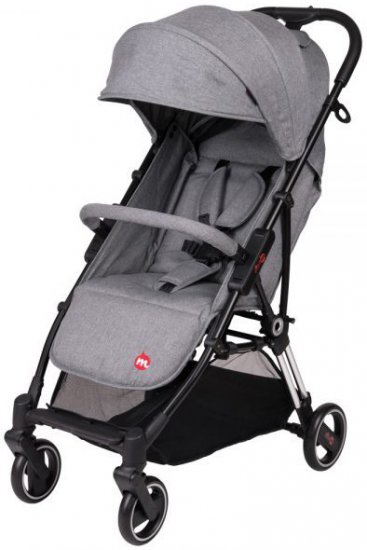 עגלה לתינוק Bibam Hopa - צבע אפור