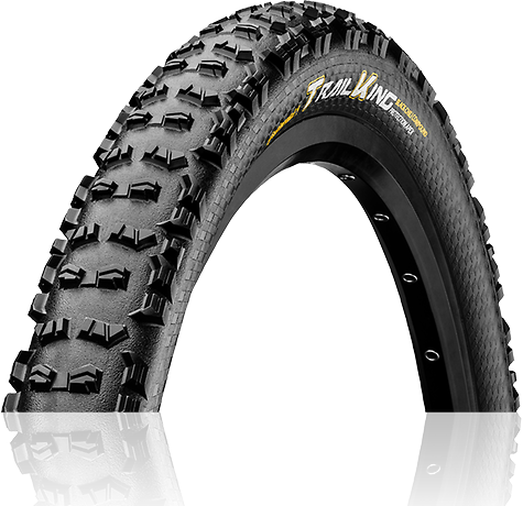 צמיג טיובלס Continental Trail King ProTection Apex Tubeless MTB Tire 29''x2.2'' - צבע שחור