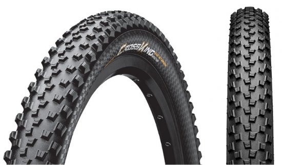 צמיג מתקפל Continental Cross King ProTection MTB 29'' x 2.2'' Folding Tire - צבע שחור