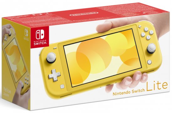 קונסולת משחק Nintendo Switch Lite 32GB בצבע צהוב - שנה אחריות ע''י היבואן הרשמי
