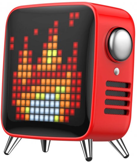 רמקול Bluetooth חכם Divoom Tivoo Max - צבע אדום