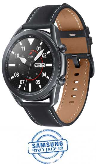 שעון חכם Samsung Galaxy Watch 3 45mm SM-R840 – צבע שחור – אחריות יבואן רשמי